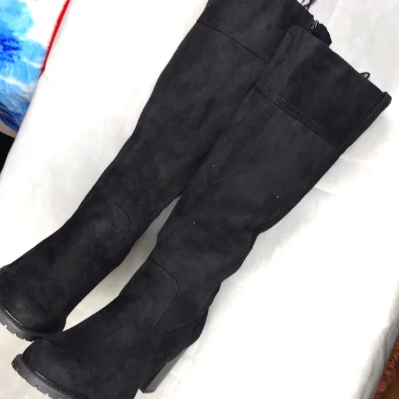Torrid Charcoal Heeled Boots - Picture 3 of 8